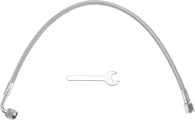 TUCKBOLD AN4 Turbo Oil Feed Line Kit 18" Pressure Remote Turbocharger Oil Drain Return Line with Adapter,Wrench 1 Set - Image 1